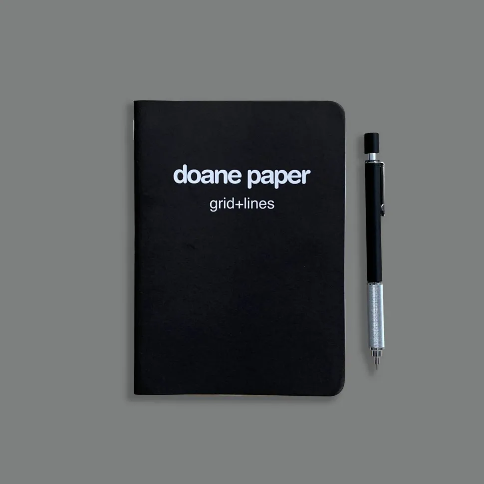 Doane Utility Notebook Large 7"x5" 24 Sheets/bk 50# Grid + Lines - 3 Pack