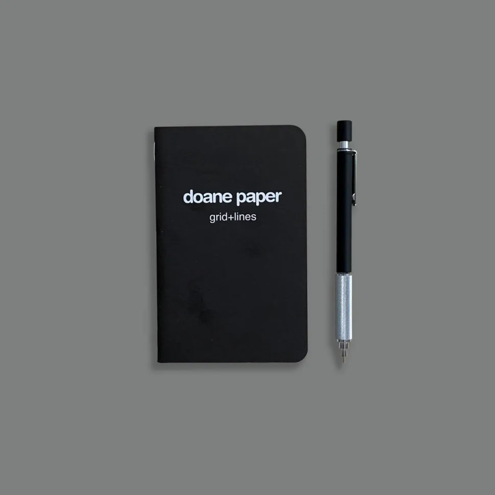 Doane Utility Notebook Small 5.5"x3.5" 24 Sheets/bk 50# Grid + Lines - 3 Pack