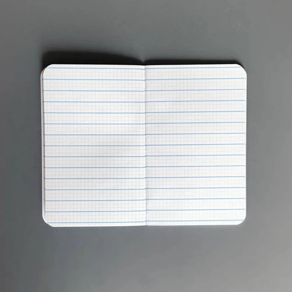 Doane Utility Notebook Small 5.5"x3.5" 24 Sheets/bk 50# Grid + Lines - 3 Pack