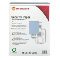 DocuGard Advanced Medical Security Paper - Letter - 8 1/2