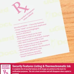 DocuGard Advanced Medical Security Paper - Letter - 8 1/2
