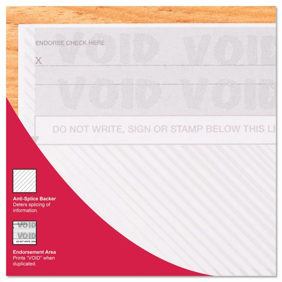 DocuGard High Security Green Marble Business Checks with 11 Features to Prevent Fraud - Letter - 8 1/2"x11" - 04502