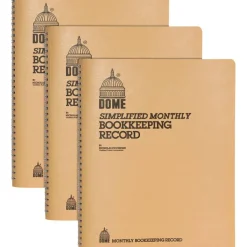 Dome Bookkeeping Record Book