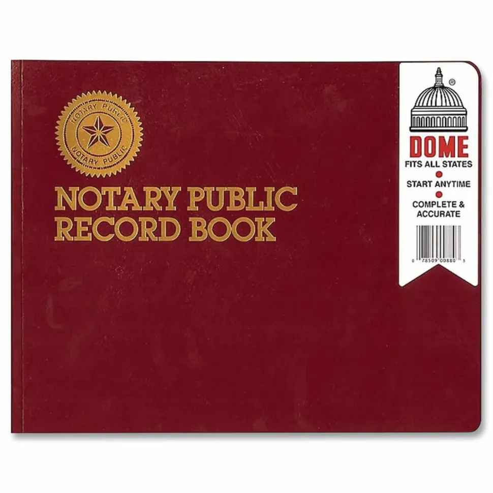 Dome Notary Public Record Book