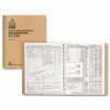 Dome Simplified Monthly Bookkeeping Record, 4 Column Format, Tan Cover, 11 x 8.5 Sheets, 128 Sheets/Book