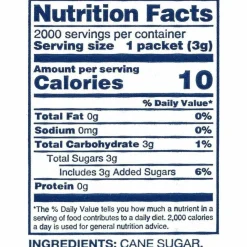 Domino Sugar, 0.1 oz Packet, 2,000/Carton