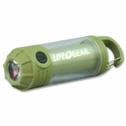 DORCY Adventure Multi Mode Rechargeable Light, Lithium Ion Rechargeable Battery (Included), Green