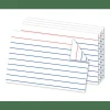 Double Sided Index Cards, 4" x 6", White, Pack Of 100