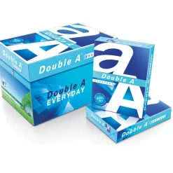 Double A Everyday Multi-Use Printer & Copy Paper, White, Letter (8.5" x 11"), 5000 Sheets Per Case, 20 Lb, 96 Brightness