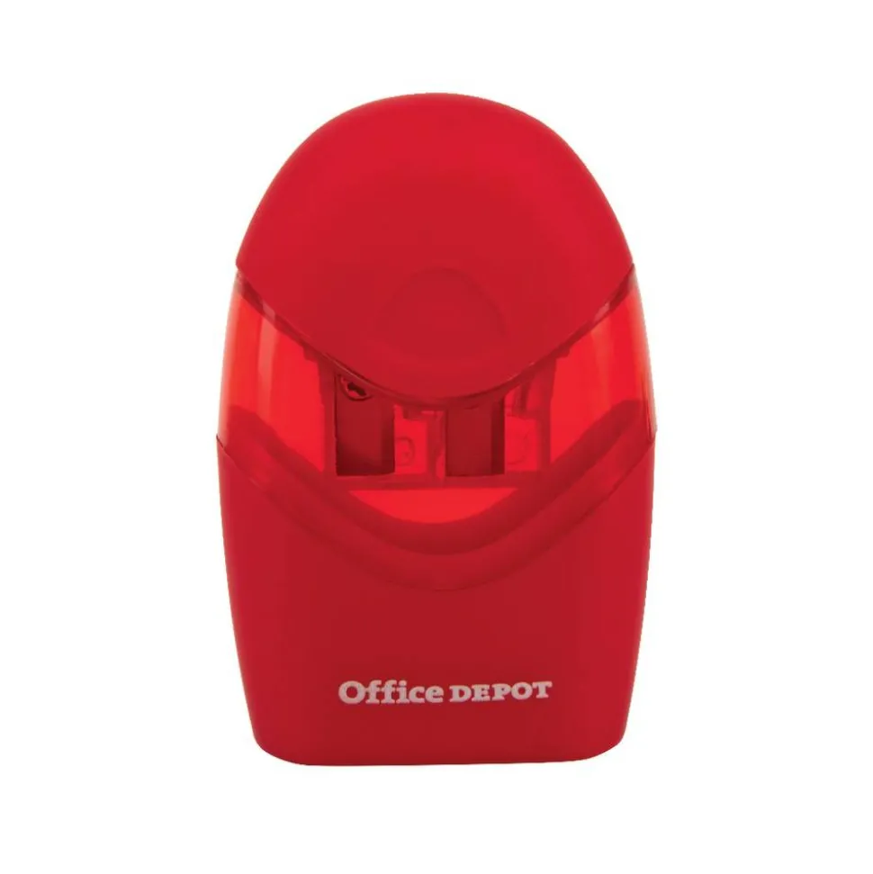 Double-Hole Manual Pencil Sharpener, Assorted Colors