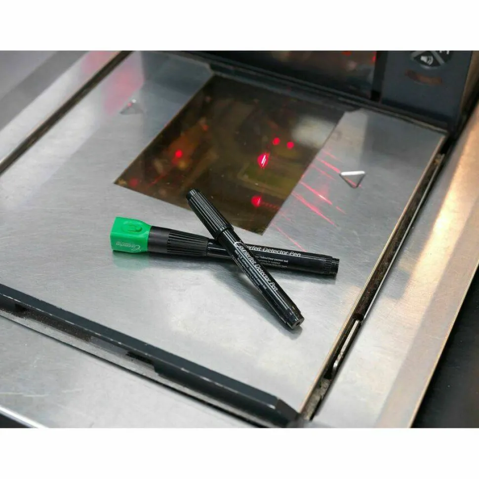 Dri-Mark Dual-Test Counterfeit Detection Pen With UV LED Light, Black