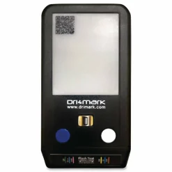 Dri-Mark FlashTest Counterfeit Detector for USD, 3 Detection Methods, 2.5" x 4.5" x 0.8", Black