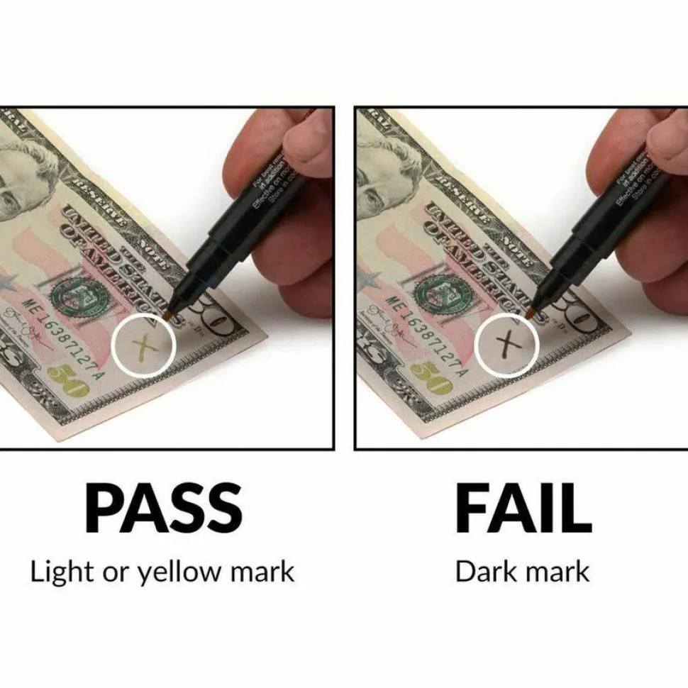Dri-Mark Smart Money Pen for USD, Black