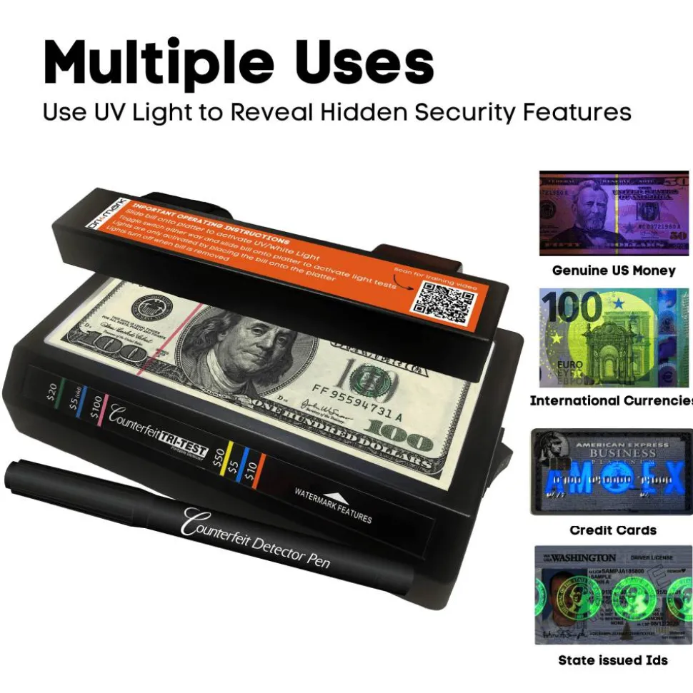 Dri-Mark Tri-Test Ultraviolet Counterfeit Detector