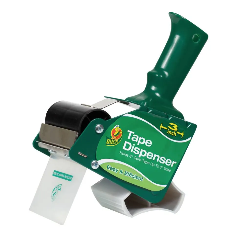 Duck Extra-Wide Packaging Tape Dispenser, 3" Wide