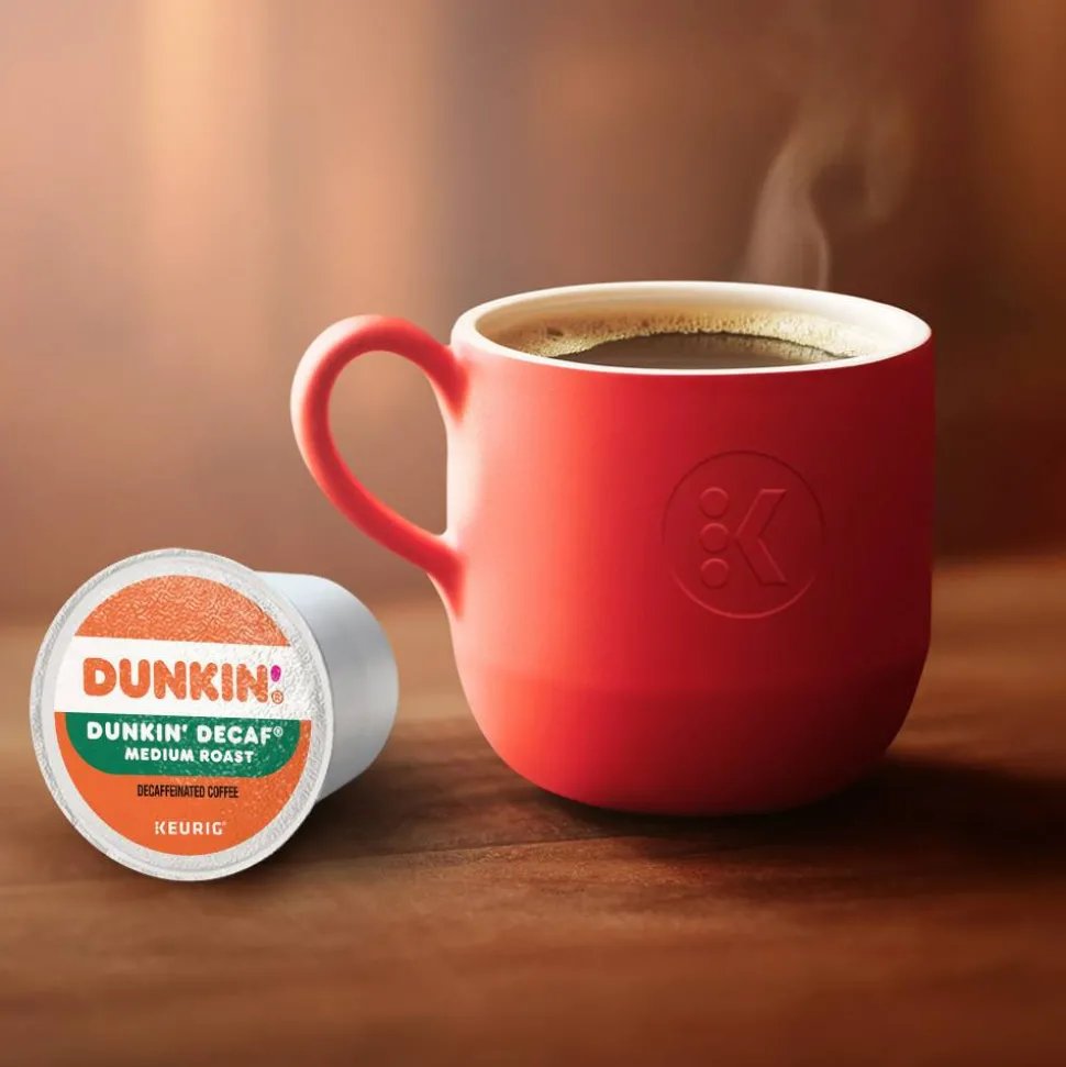 Dunkin' Donuts Decaf Keurig Single-Serve K-Cup Pods, Medium Roast, Box of 44 K-Cup Pods