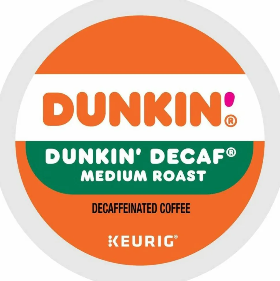 Dunkin' Donuts Decaf Keurig Single-Serve K-Cup Pods, Medium Roast, Box of 44 K-Cup Pods