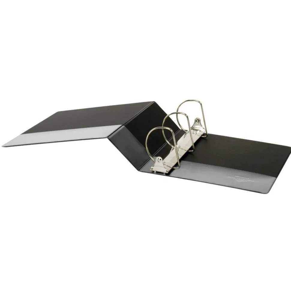 Durable View 3-Ring Binder, 4" Slant Rings, Black