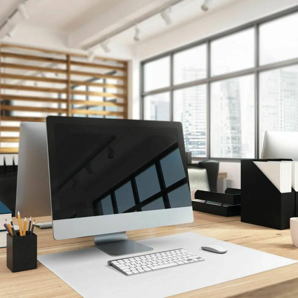 DURABLE Desk Mat 650x500mm Contoured Edges PP