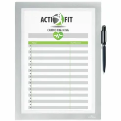 Durable DURAFRAME Note Sign Holder, 8.5 x 11, Silver Frame