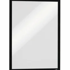 DURABLE DURAFRAME Self-Adhesive Magnetic Tabloid Sign Holder - Horizontal or Vertical, 12.25