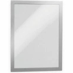 DURABLE DURAFRAME Self-Adhesive Magnetic Letter Sign Holder - Horizontal or Vertical, 9.5