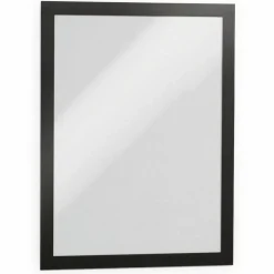DURABLE DURAFRAME Self-Adhesive Magnetic Letter Sign Holder - Horizontal or Vertical, 9.5
