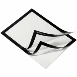 DURABLE DURAFRAME Self-Adhesive Magnetic Letter Sign Holder - Horizontal or Vertical, 9.5