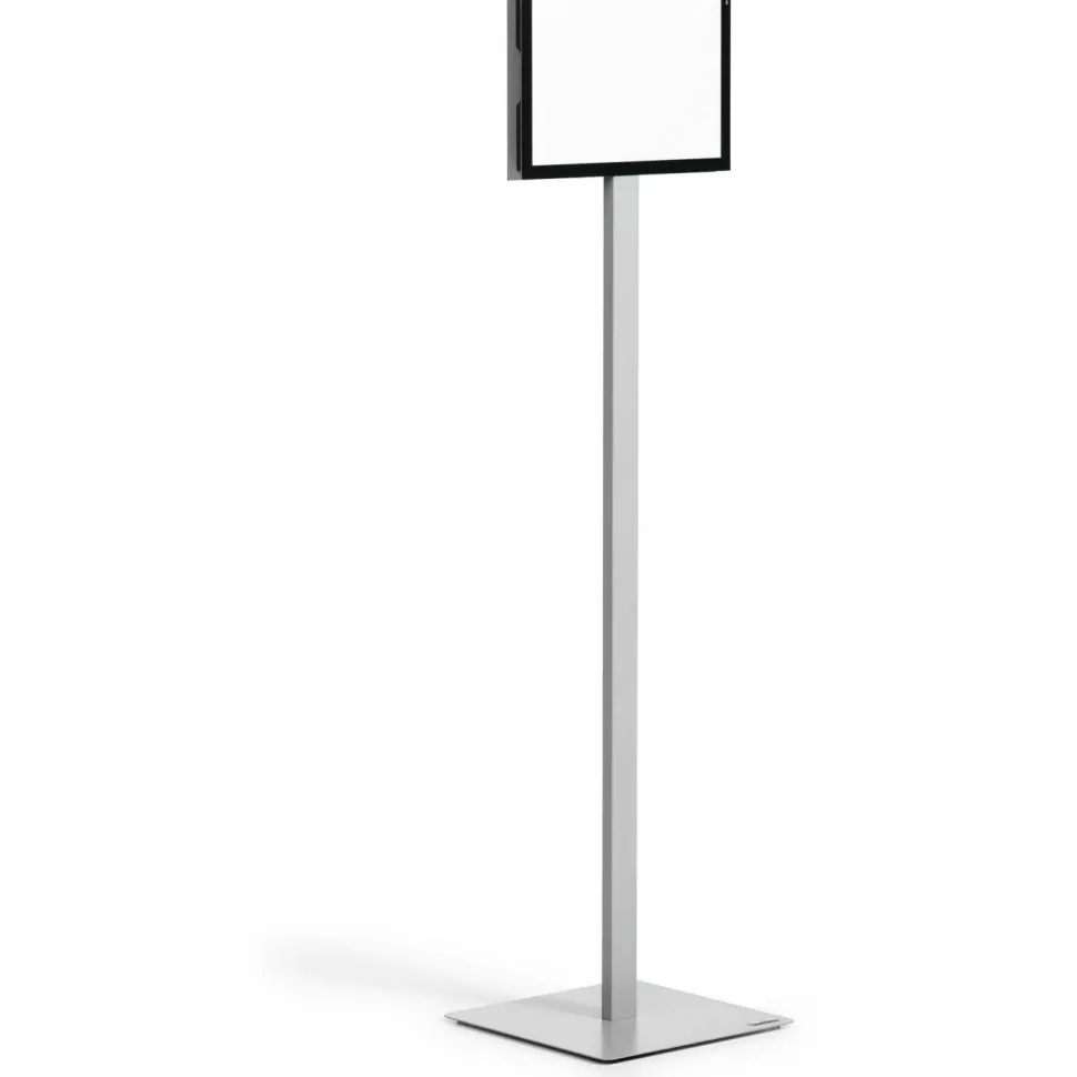 DURABLE Info Basic Floor Stand, Letter Size, Charcoal Gray