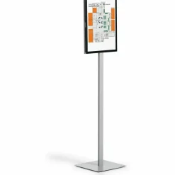 DURABLE Info Basic Floor Stand, Tabloid Size, Charcoal Gray