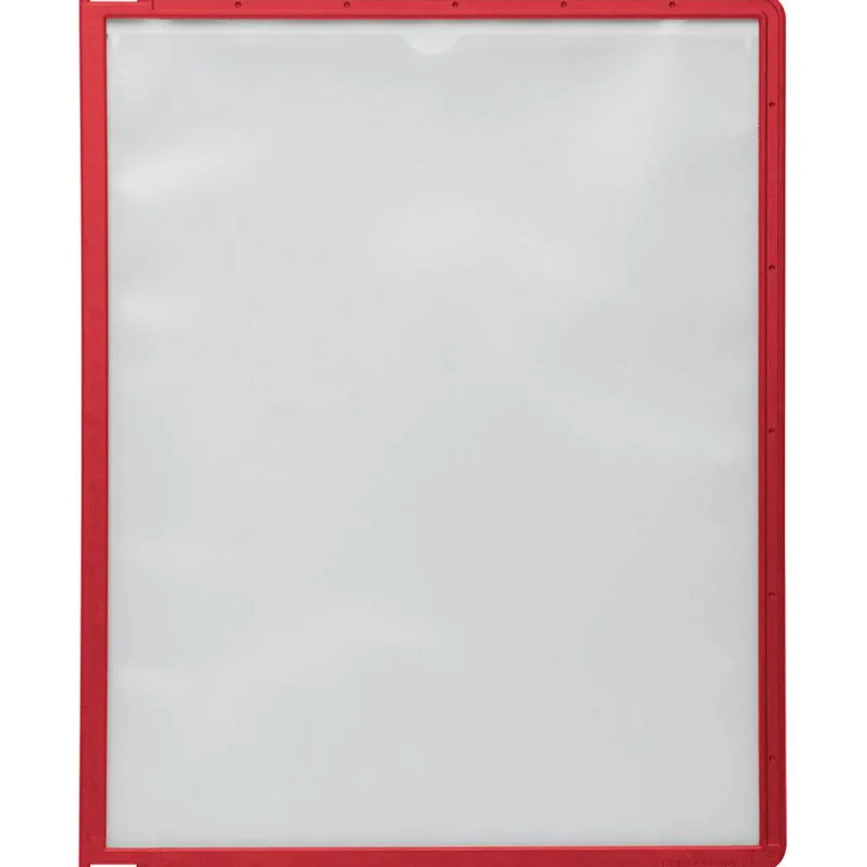 Durable InstaView Desktop Reference Replacement Sleeves, Assorted Colors, Pack Of 5