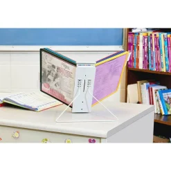 Durable InstaView 10-Section Desktop Reference System, Assorted Colors