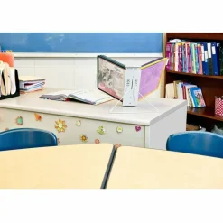 Durable InstaView 10-Section Desktop Reference System, Assorted Colors