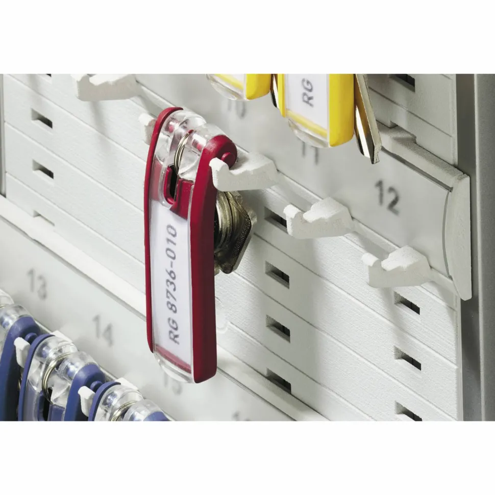 Durable Key Combination 54-Key Locking Aluminum Key Box, 15 3/4" x 11 3/4" x 4 5/8", Silver