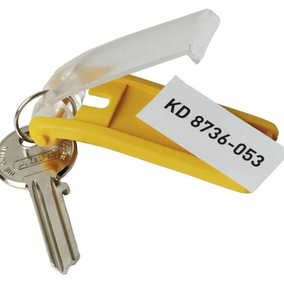 Durable 54-Key Locking Tag-Style Aluminum Key Tag Cabinet, 11" x 11 3/4" x 4 5/8", Silver