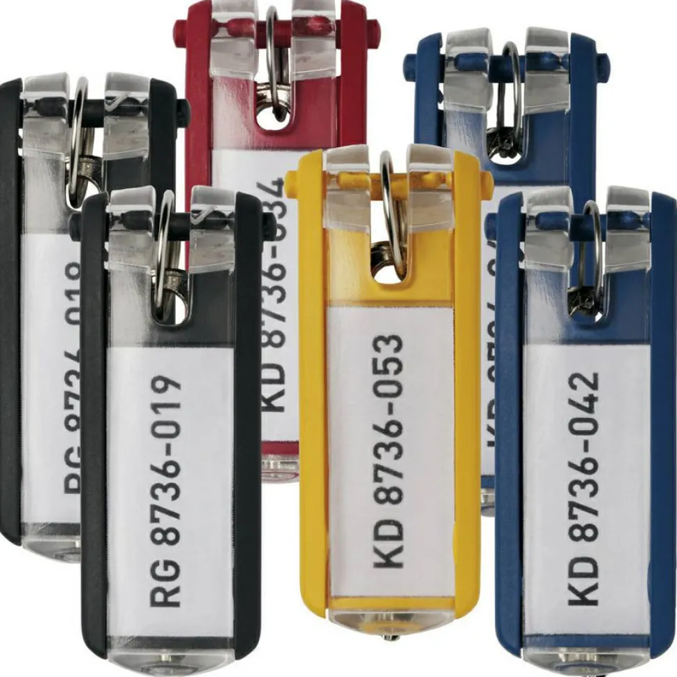 DURABLE Open 24-Key Rack - 8-2/5" W x 14-3/10" H x 1-3/10" D - Gray - Plastic