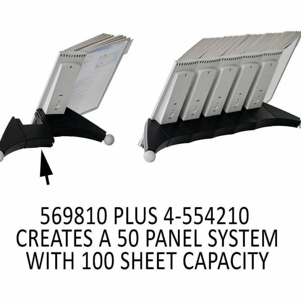 Durable Sherpa Desk Extension Set, Gray