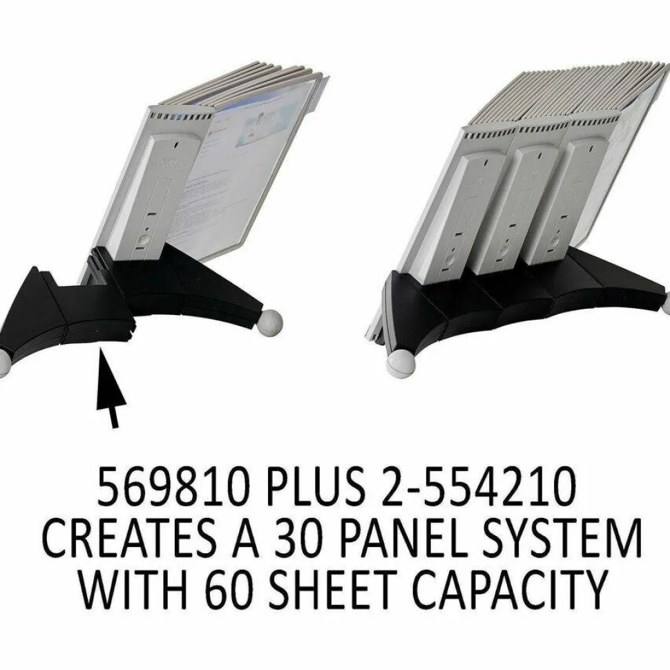 Durable Sherpa Desk Extension Set, Gray