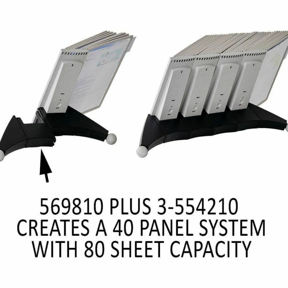 Durable Sherpa Desk Extension Set, Gray