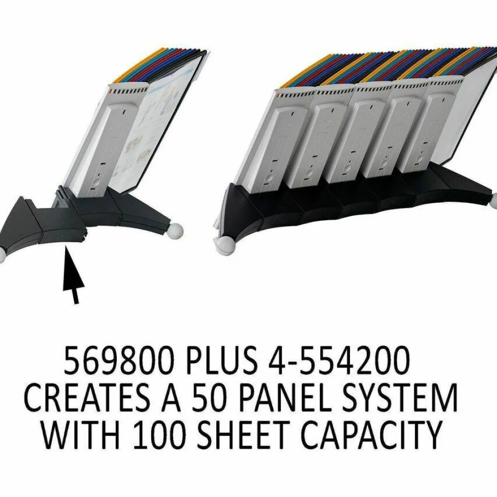 Durable Sherpa Desk Extension Set, Assorted Colors
