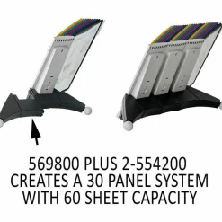 Durable Sherpa Desk Extension Set, Assorted Colors