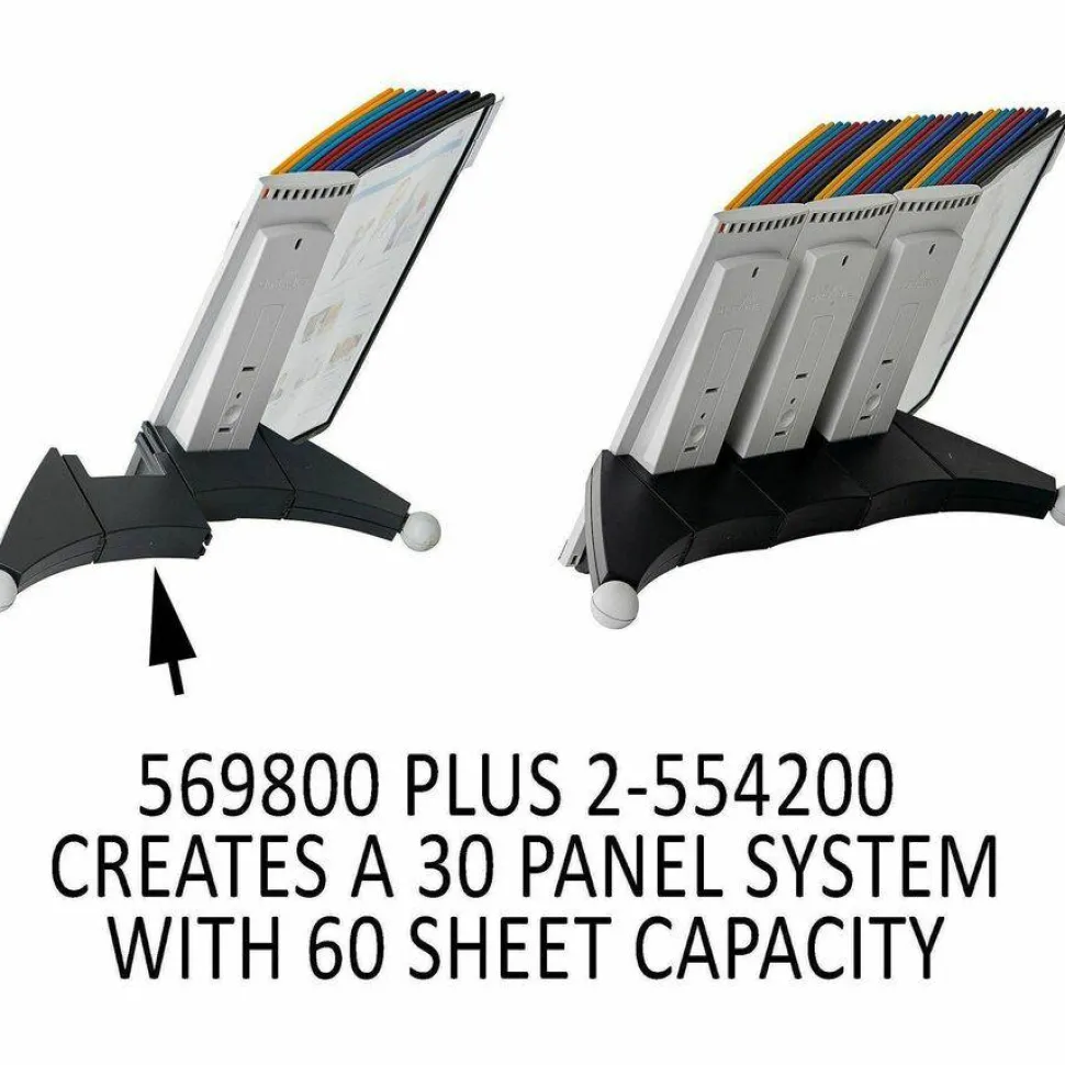 Durable Sherpa Desk Extension Set, Assorted Colors