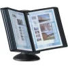 Durable SHERPA Motion Desk Reference System, 10 Panels, Black Borders