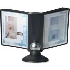 Durable SHERPA Motion Desk Reference System, 10 Panels, Black Borders