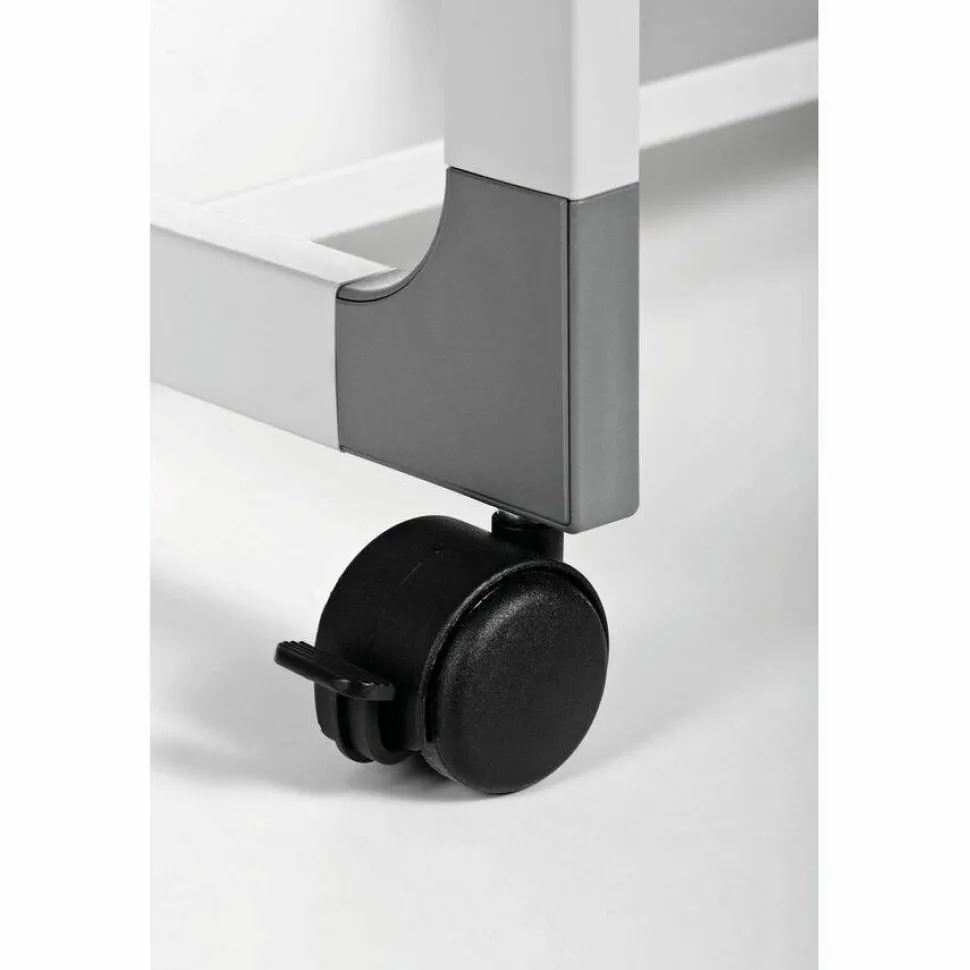 DURABLE System 48 Multifunction Trolley - 2 Shelf - 4 Casters - Metal, Steel, Melamine, Hardboard, Fiberglass, Plastic - 3710124