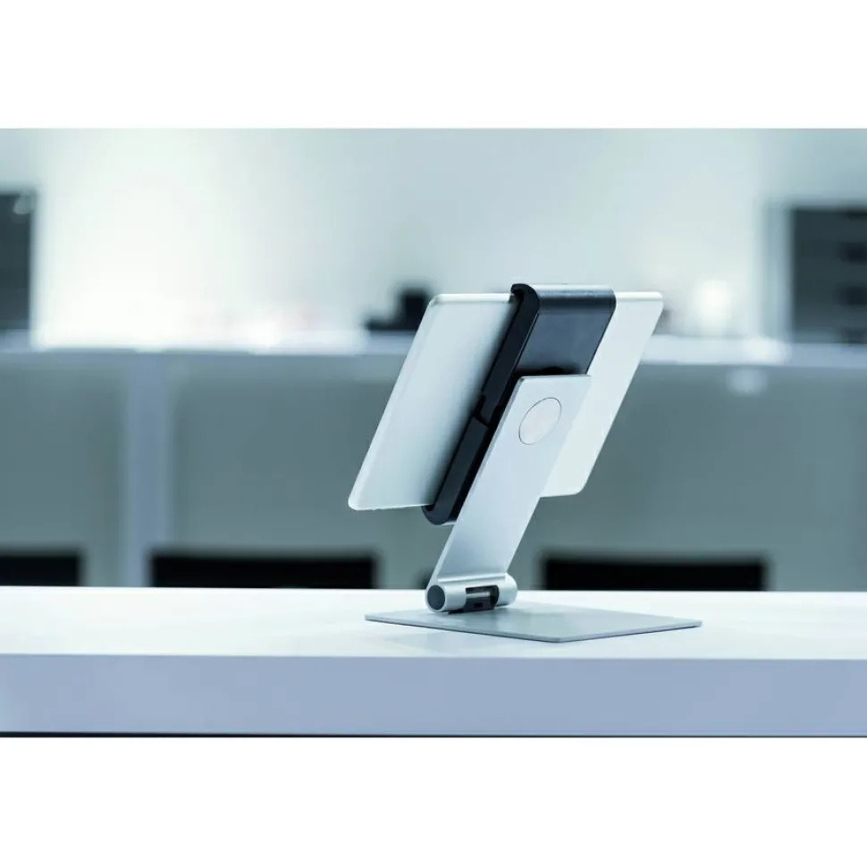 DURABLE Tablet Holder TABLE - Desktop stand for tablet - from 7" to 13" - silver