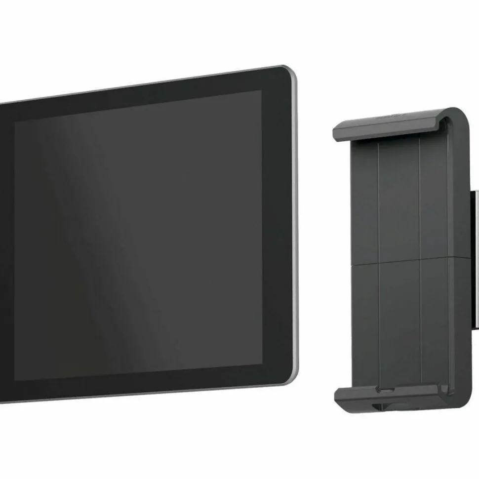 DURABLE TABLET HOLDER WALL - Bracket - for tablet - aluminum, ABS plastic - silver - screen size: 7"-13" - wall-mountable