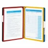Durable VARIO Wall Reference System, 5 Panels, Letter, Asst. Borders and Panels