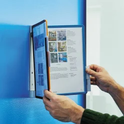 Durable VARIO Wall Reference System, 5 Panels, Letter, Asst. Borders and Panels