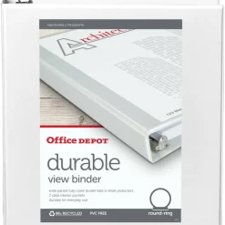 Durable View 3-Ring Binder, 1 1/2